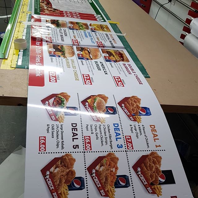 11x 2.5 feet internal menu board being assembled

To place your order whatsapp me: Mak of Big Print Birmingham on 07702153393

Or use this whatsapp link from your mobile:

https://wa.me/447702153393