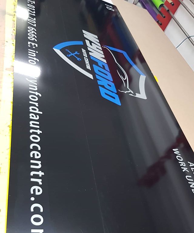 8x3 foot Dibond signboard for @wynfordautocentre

To place your order whatsapp me: Mak of Big Print Birmingham on 07702153393