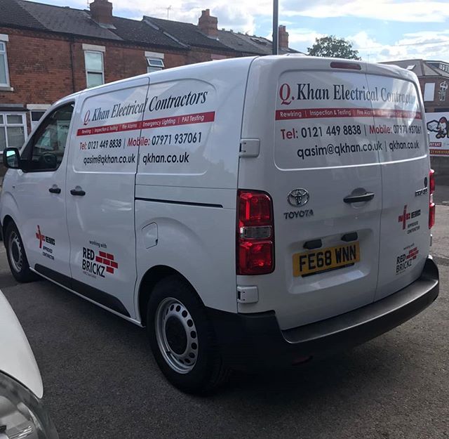 Applied van vinyls / livery to this Toyota Proace

To place your order whatsapp me: Mak of Big Print Birmingham on 07702153393