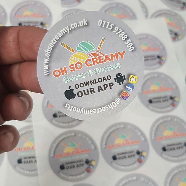 60mm circle stickers for @ohsocreamynotts

To place your order whatsapp me: Mak of Big Print Birmingham on 07702153393