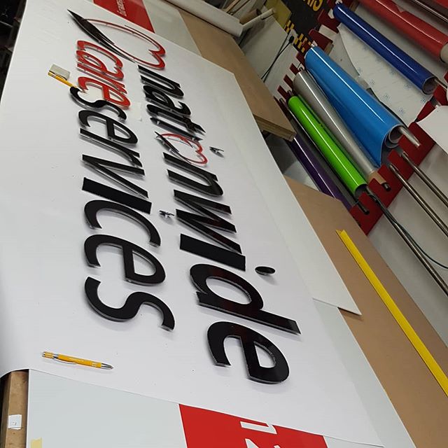 New signboard being made.

To place your order whatsapp me: Mak of Big Print Birmingham on 07702153393