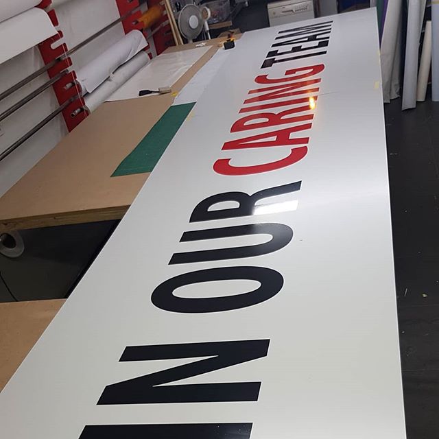 Shop sign in full production

To place your order whatsapp me: Mak of Big Print Birmingham on 07702153393