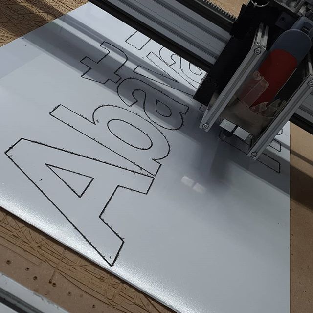 Cutting letters. Making a signboard for albyan foundation

Big Print Birmingham 07702153393