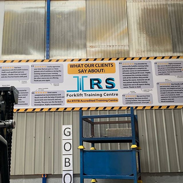 16x4 feet foamX boards fitted internally at @rsforkliftstraining

To place an order If at all possible PLEASE whatsapp me on 07702153393