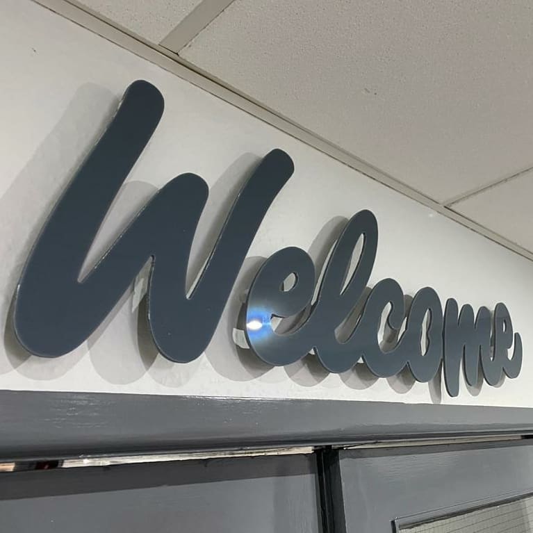 Need a welcome sign?
This one was for @hollyfields_fc

Don't be a ghost. Leave me a comment.

To place an order for flat cut raised letters, If at all possible PLEASE whatsapp me on 07702153393