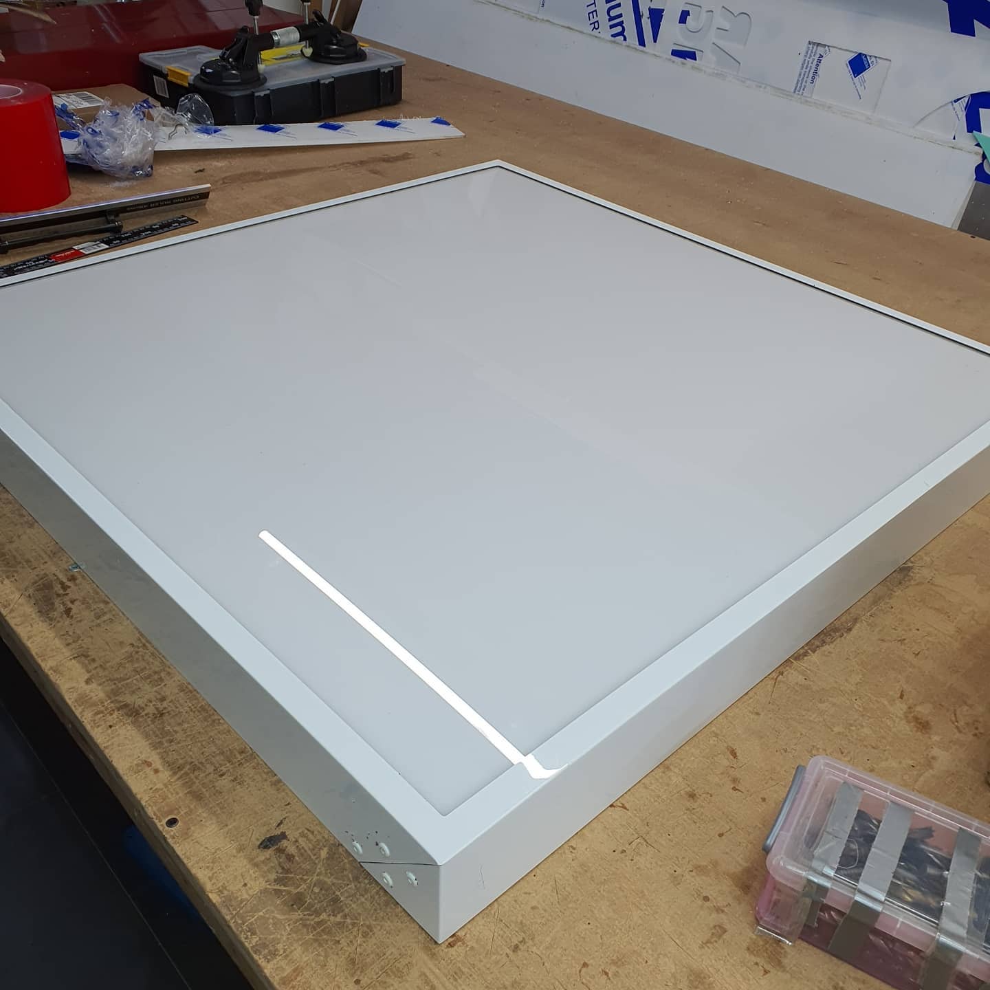 Tray light box. Watch this space.

To place an order  If at all possible PLEASE whatsapp me on 07702153393