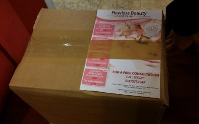 A5 Flyers Design and Printed for a Beauty Treatment Clinic Based in Birmingham (Flawless Beauty)