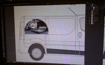 Van Livery For A Furniture Company