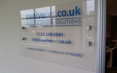 Acrylic Wall Plaque with Vinyl Lettering