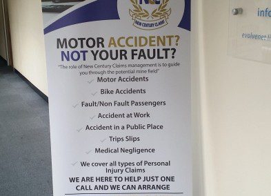 Roller Banner for a Claims company based in Birmingham