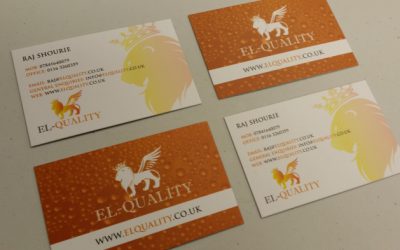 Quality Business Cards for a client based in Leicester