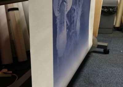 This wallpaper print is 36" wide and 104" tall