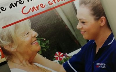 Roller Banner/Pop-up Banner for a Care Provide