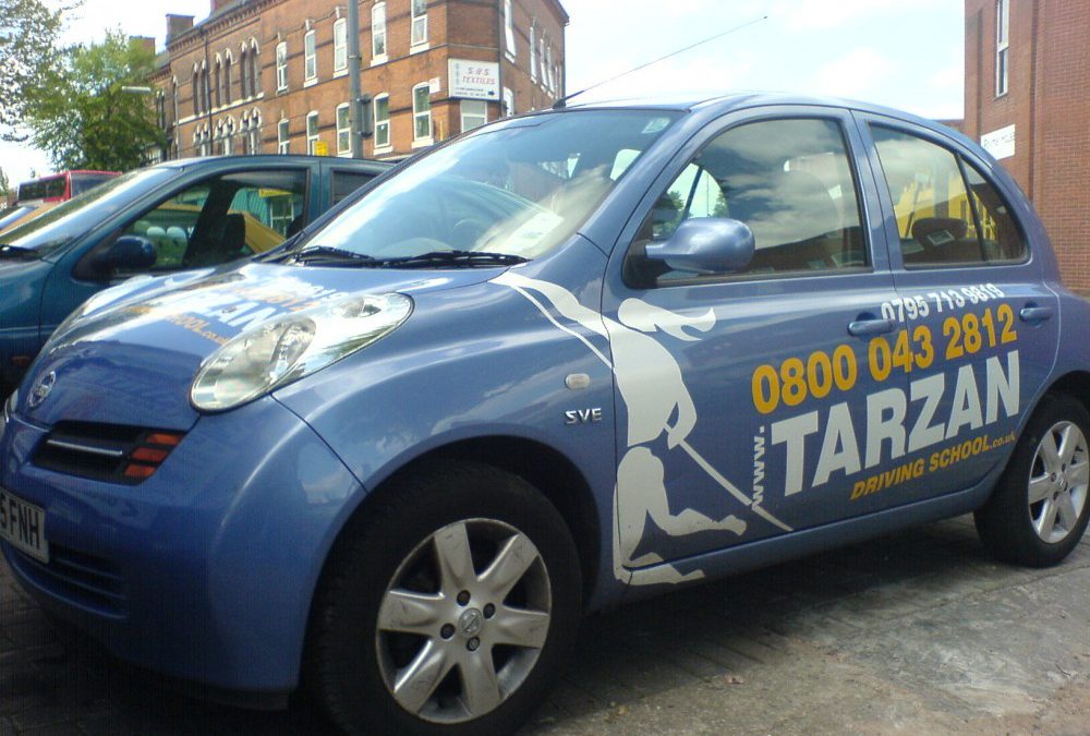 Vehicle Wrap, Vehicle Signs for a Driving Instructor Car