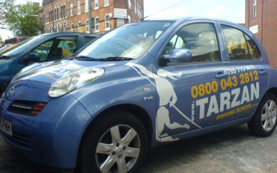 Vehicle Wrap, Vehicle Signs for a Driving Instructor Car