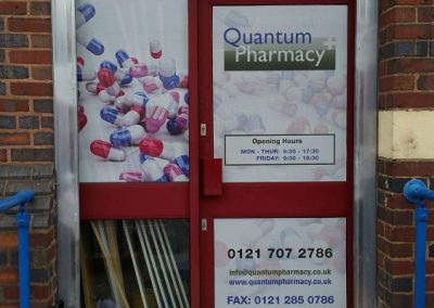 Window Graphics for Pharmacy