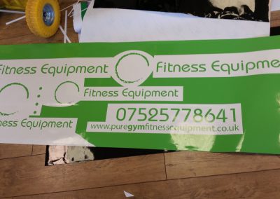 Vinyl's for Pure Gym Equipment