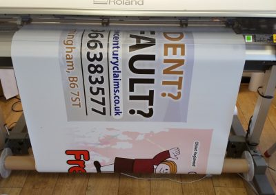 PVC Banners for a Clams Company