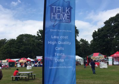 Feather Banner for Talk Home Mobile