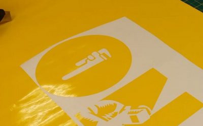 Weeding vinyl, this will be applied to the bonnet of the van. #bigprintbirmingham #printingbirmingham #signmaker #signs #birmingham #wind…