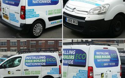 Van vinyls designed and applied by us. #bigprintbirmingham #printingbirmingham #signmaker #signs #birmingham #windowart #shopwindows #sig…