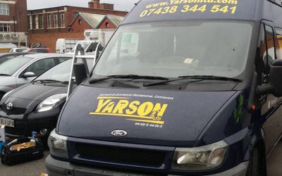 Logo on the bonnet and web/telephone above windscreen added by Big Print Birmingham 0121 673 2741 #bigprintbirmingham #printingbirmingham…