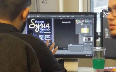 Designing a flyer to highlight the poverty in Syria for a charity by the name of Albayan #bigprintbirmingham #printingbirmingham #signmak…