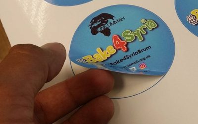 Vinyl Stickers Designed and printed by us for Bake 4 Syria Project@bigprintbirmingham #bigprintbirmingham #printingbirmingham #signmaker #signs #birmingham #windowart #shopwindows #signboards #wallart #wallpaper #officewallart #officewallartwork #instalove #instagram #instadaily #businesscards #designer #estateagents #bigprints #Mak #carsigns #aboard #posters #selfieboard #correxboards #toletsigns #instalike #printer #vansigns #rollerbanner #selfieboard