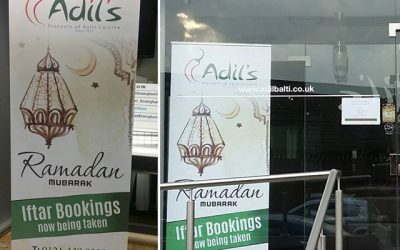 Roller Banner for Adil’s Balti in Balti Triangle @bigprintbirmingham #bigprintbirmingham #printingbirmingham #signmaker #signs #birmingham #windowart #shopwindows #signboards #wallart #wallpaper #officewallart #officewallartwork #instalove #instagram #instadaily #businesscards #designer #estateagents #bigprints #Mak #carsigns #aboard #posters #selfieboard #correxboards #toletsigns #instalike #printer #vansigns #rollerbanner #selfieboard