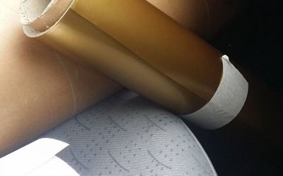 Gold vinyl being delivered to the office. #bigprintbirmingham #printingbirmingham #signmaker #signs #birmingham #windowart #shopwindows #…