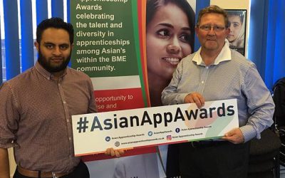 Another Rolller Banner & Selfie Board Designed and Printed by Big Print Birmingham for Asian Apprenticeship Awards #bigprintbirmingham #printingbirmingham #bigprintbham #selfieboard #correxboard #asianApprenticeshipAwards #rollerbanner #popupbanner