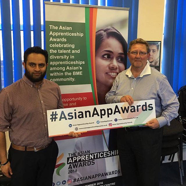 Another Rolller Banner & Selfie Board Designed and Printed by Big Print Birmingham for Asian Apprenticeship Awards #bigprintbirmingham #printingbirmingham #bigprintbham #selfieboard #correxboard #asianApprenticeshipAwards #rollerbanner #popupbanner