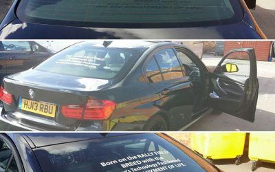 Personalise your car with a quotation. Contact @BigPrintBham #bigprintbirmingham #printingbirmingham #signmaker #signs #birmingham #windo…