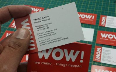 Business Cards for WOW #bigprintbirmingham #printingbirmingham #bigprintbham #signmaker #signs #businesscards