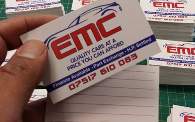 Business Cards for EMC cars#bigprintbirmingham #printingbirmingham #bigprintbham #signmaker #signs #businesscards