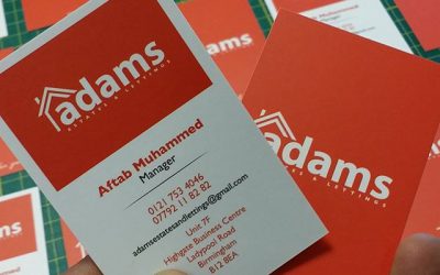 Business Cards for Adam estates Birmingham #bigprintbirmingham #printingbirmingham #bigprintbham #signmaker #signs #businesscards