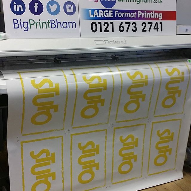 Digital printing on clear vinyl.  Please contact me if you need stickers. #bigprintbirmingham #printingbirmingham #bigprintbham #stickers #vinylstickers