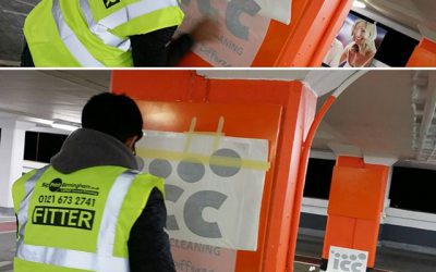 Out late last night fitting signs at a car park in Sutton Coldfield. #bigprintbirmingham #printingbirmingham #bigprintbham #signmaker #signs #signfitters