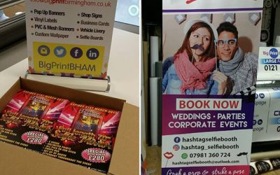 A5 flyers and a Roller Banner designed abs printed by us. #bigprintbirmingham #printingbirmingham #bigprintbham #flyers #a5flyers #rollerbanner #popupbanner