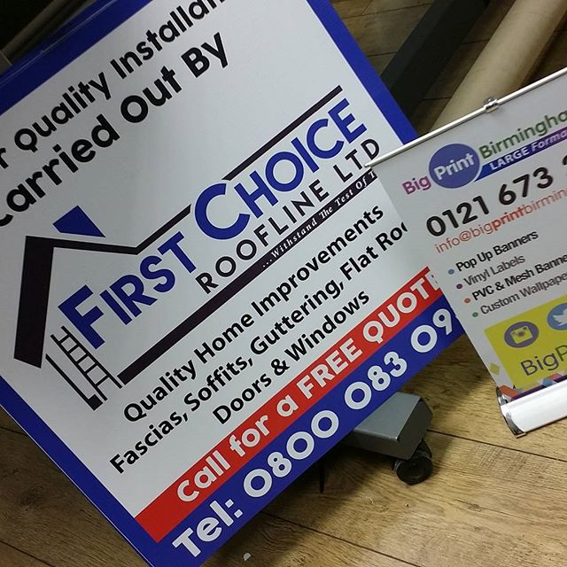Correx boards designed and printed by us #bigprintbirmingham #printingbirmingham #bigprintbham #correxboards #toletsigns #signboards