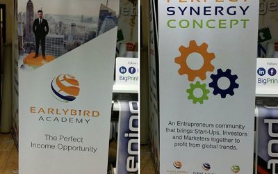 2 Roller Banners for Earlybird Academy #bigprintbirmingham #printingbirmingham #bigprintbham #rollerbanner #popupbanners