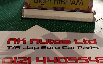 AK Auto's Correx Board signs Designed and printed within Afew hours #bigprintbirmingham #printingbirmingham #bigprintbham #signs #signboards #correxboards