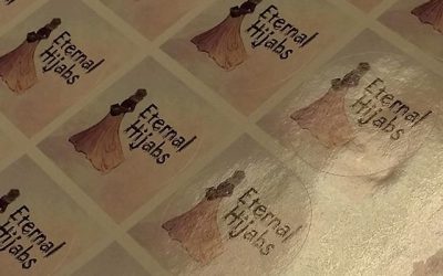 Digitally printed circle stickers. #bigprintbirmingham #printingbirmingham #bigprintbham #stickers #vinylstickers