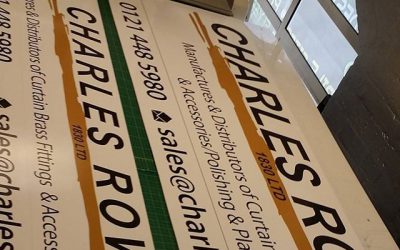 2 shop / unit sings 7×2 feet on FoamX 5mm designed,  printed and ready within 1 day#bigprintbirmingham #printingbirmingham #bigprintbham #signs #signboards #foamxboards
