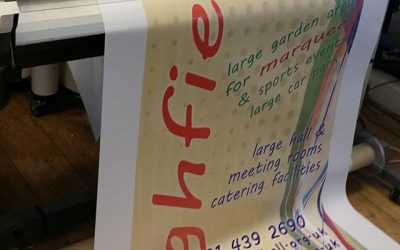 Another roller banner being printed, this one is for Highfield Hall #bigprintbirmingham #printingbirmingham #bigprintbham #rollerbanner #popupbanner