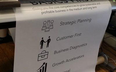 Printing a roller banner for NAConsulting. #bigprintbirmingham #printingbirmingham #bigprintbham #rollerbanner #popupbanner