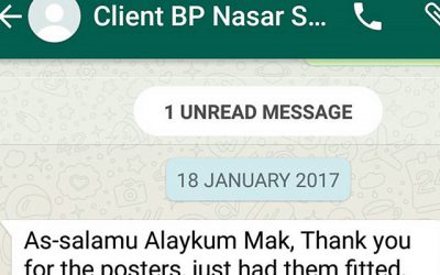 Testimonial given to Big Print Birmingham To order please add me to your whatsapp 07702153393 Mak Big Print Birmingham Please like and share