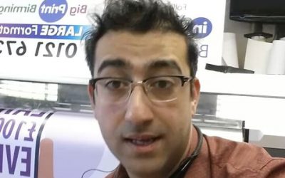 If you need a Roller Banner please come and see me or even better why not whatsapp me(Big Print Birmingham 07702153393 )Hit can also contact Haider if you want to start making FREE PHONE CALLS, his number is in the video. Please like and share. #bigprintbirmingham #printingbirmingham #bigprintbham #rollerbanner