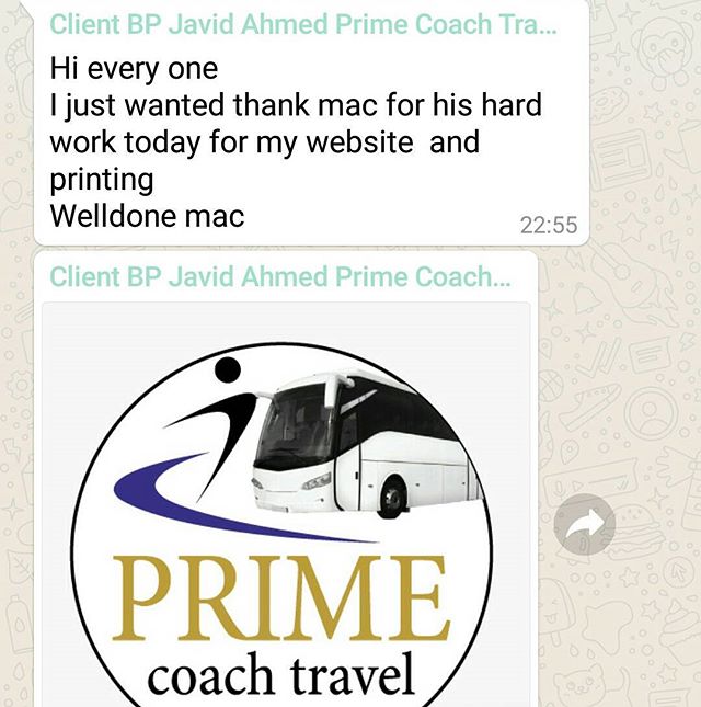Another testimonial recieved today, this is was from prime coach travel. We really do appreciate our clients and will endeavour to compete all projects in time to the best of our abilities. #bigprintbirmingham #printingbirmingham #bigprintbham