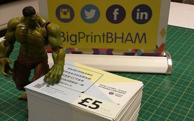 A6 flyers, in under an 1 hour of artwork is provided. Hulk is happy. #bigprintbirmingham #printingbirmingham #bigprintbham #signmaker #signs #printshop #a6 #a6flyers #hulk